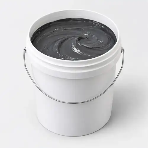 Cubeta blanca con dispersión de pigmento gris oscuro para sistemas de resina poliéster y viniléster.